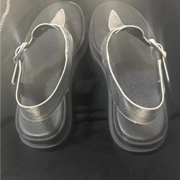 Silver Women's Sandals - Picture 4 of 5